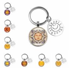 1pcs Super Keychain Gift Fashion Personality Sun Glass Convex Keychain Wallet Pendant Jewelry 2024 - buy cheap