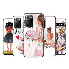 Hot Baby Mom Girls Silicone Cover For Samsung Galaxy S20 FE Ultra S10 Lite 5G S9 S8 S7 S6 Edge Plus Phone Case 2024 - buy cheap