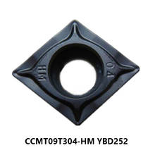 100% Original Carbide Inserts for Cast Iron CCMT09T304-HM YBD252 CCMT 09T304 CCMT09T3 Lathe Cutter Tools CNC Turning Tools 2024 - buy cheap