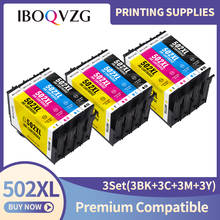 IBOQVZG-cartucho de tinta para impresora Epson 502XL 502, T502XL, Expression Home, XP-5100, XP-5105, WF-2860DWF, WF-2865D 2024 - compra barato