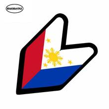 HotMeiNi 13cm x 12.7cm JDM WAKABA BADGE PHILIPPINES FILIPINO Car Decal Flag Not Vinyl Car Sticker Waterproof Car Styling 2024 - buy cheap