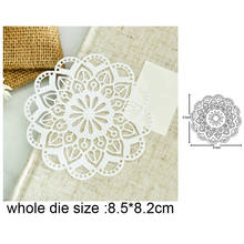 Lace flowers frame border Metal Cutting Dies Stencils for Scrapbooking/photo Album stamps Decorative Embossing DIY Paper 2024 - buy cheap