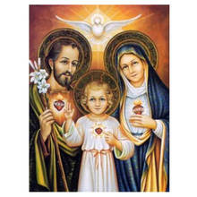 5d diy quadrado completo/redondo família religioso jesus diamante pintura ponto cruz mosaico feliz ano novo presente decoração da parede xn1018 2024 - compre barato