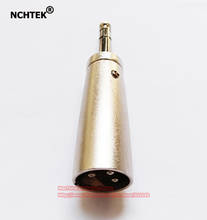 NCHTEK XLR 3Pin Male to 1/4" 6.35mm Stereo Male Plug Audio TRS Connector Adapter/Free Shipping/15PCS 2024 - buy cheap