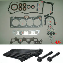 4AF 4AFE   Engine complete Full gasket set kit cylinder head bolt nuts screw for Toyota Corolla Carina CELICA 1587cc 1.6L 2024 - buy cheap