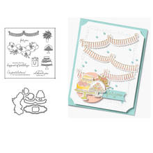 Mais bonito corte de metal dados e selos conjunto scrapbooking aço artesanato cortar gravando cartões de papel estênceis scrapbook dados 2021 2024 - compre barato