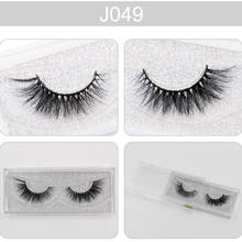 SOQOZ Eyelashes 3D Mink Lashes Natural Long Crisscross Mink Eyelashes Fluffy Lightweight False Lashes Makeup J049 2024 - buy cheap