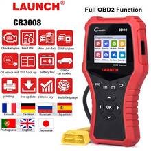 Launch-scanner profissional obd ii cr3008, leitor de código automotivo, ferramenta de diagnóstico de tensão da bateria, para todos os carros 2024 - compre barato