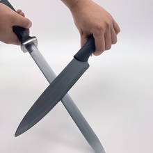 Sharpening rod butcher professional fine-grained sharpening stick home kitchen sharpener sharpening stone retaining stick musat 2024 - buy cheap