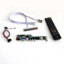 Para LTN140AT16-201/d01 1366*768 vga + av + usb rf 14 "computador portátil t. v56 controlador de tela unidade placa lvds 40pin wled kit diy 2024 - compre barato