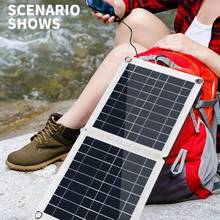 Solar Panel 60W Foldable Portable 440*190mm Reusable Home/Garden Solar Charging Equipment Environmental Solar Cells 2024 - buy cheap