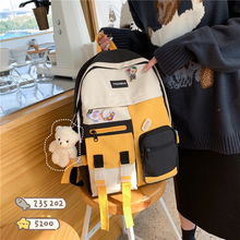 2021 Kawaii Harajuku Women Backpack Waterproof Schoolbag Teen College Kids Book Bag Japanese Mochila Large Capacity Traveler Bag 2024 - buy cheap