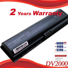 Аккумулятор 4400 мАч для HP Pavilion HSTNN-DB42 HSTNN-LB42 DV2000 DV2100 DV2200 DV2700 DV2800 DV2900 DV6000 DV6300 DV6700 2024 - купить недорого