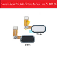 Кнопка Домой датчик отпечатков пальцев гибкий кабель для Asus ZenFone 4 Max Pro ZC554KL меню сканер отпечатков пальцев возврат ключей ремонт деталей 2024 - купить недорого