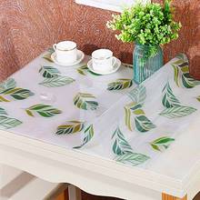 Mantel impermeable con patrón para cocina, cubierta de PVC para mesa, tablero de cristal, 1,0mm de espesor, decoración del hogar 2024 - compra barato