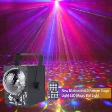 Luces Led de escenario con Bluetooth, lámpara de bola de discoteca con 60 patrones, efecto de luz para DJ, música y Navidad, 8w 2024 - compra barato
