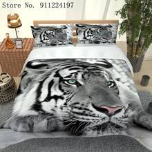 For Adult Animal Pattern Bed Sheet Duvet Cover 3D Printed Tiger Home Textiles Comforter Bedding Sets Bed Linen Single Double 2024 - buy cheap