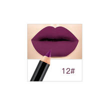 Lápiz labial mate resistente al agua, lápiz labial de larga duración, maquillaje Nude, hidratante de 12 Colores, cosméticos 2024 - compra barato