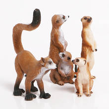 4 peças figuras de brinquedo realistas da selva africana modelos de animais sopradores para lembrancinhas de festa, toppers de bolo, conjunto de acessórios 2024 - compre barato