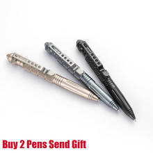 Fashion Design Self Defense Windows Break Metal Ballpoint Pen Luxury Business Men Writing Pen Buy 2 Pens Send Gift 2024 - buy cheap