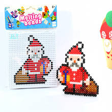 6Pcs/lot  Christmas Santa Claus 5mm Hama Beads Kit Kids Toys DIY Intelligence Educational Toys Craft 3D Puzzle EVA Unisex 2024 - buy cheap