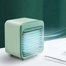 Mini usb portátil ventilador refrigerador de ar condicionador de ar luz desktop ventilador de refrigeração umidificador purificador para o quarto escritório 2024 - compre barato