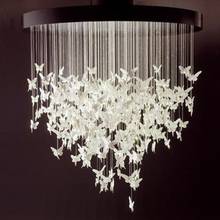 Butterfly chandelier foreign resin angel bedroom music restaurant bar cloakroom living room American retro Italy 2024 - buy cheap