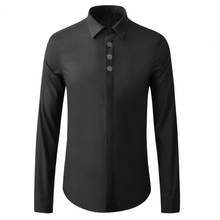 New Flower Embroidery Male Shirts Luxury Long Sleeve Casual Party Mens Dress Shirts Fashion Slim Fit Man Shirts Plus Size 4XL 2024 - buy cheap