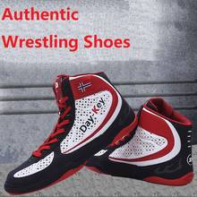 Men Professional Boxing Shoes Wrestling Fighting Boots Women Breathable Wearable Training Boxing Shoes Non-Slip Sneakers 2024 - buy cheap