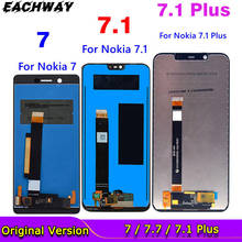 100% Tested 7.1 LCD For 5.2" Nokia N7 LCD Display with Touch Screen Digitizer Assembly Replace For Nokia 7.1 LCD X7 7.1 Plus 8.1 2024 - buy cheap