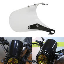 Kit de carenado Universal para faro de motocicleta, kit de montaje de parabrisas para Cafe Racer, lámpara de manillar, 5-7 pulgadas 2024 - compra barato