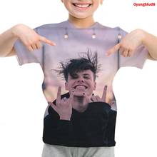 Camisetas con estampado Yungblud para niñas y niños, camisa de gran tamaño con cuello redondo, manga corta, estilo informal, Hip Hop, divertidas 2024 - compra barato