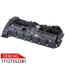 Высокое качество OEM 11127552281 крышки клапана двигателя для BMW E60 E65 E66 E82 E90 E70 Z4 X3 X5 128i 328i 528i N52 QR01-01027 2024 - купить недорого