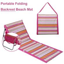 Outdoor Leisure Lounger Cushion Backrest Portable Travel Mattress Camping Folding Rest Chair Beach Mat 2024 - buy cheap