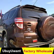 Спойлер UBUYUWANT на крышу для Toyota RAV4, RAV 4 2009-2013, хэтчбек, АБС-пластик, глянцевый, черный, украшение в виде хвостового крыла 2024 - купить недорого