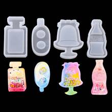 Coke Ice Cream Shaker Silicone Molds DIY Handmade Key Chain Jewelry Pendant Craft Quicksand Molds Epoxy Resin Charms Mould Art 2024 - buy cheap