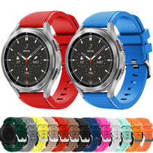 22mm 20mm Silicone Band for Samsung Galaxy Watch 4 classic/3/active 2/Gear S3 Frontier bracelet huawei watch gt 2 Pro Strap 2024 - buy cheap