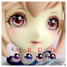 Doll eyes stars 4 colors doll acrylic eyeballs for 1/8 1/6 1/4 1/3 BJD SD doll accessories 10mm-24mm acrylic eyes doll eyes 2024 - buy cheap