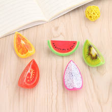 Ellen Brook 1 Pieces Novelty Fruit Plastic Pencil Sharpener Pencil Cutter Knife School Supplies Papelaria 2024 - buy cheap