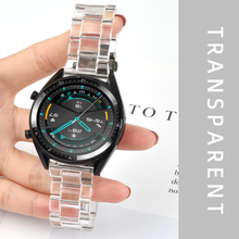 Correa de repuesto transparente para Huawei Watch Gt 2, accesorios para Samsung Galaxy, 20mm, 22mm 2024 - compra barato