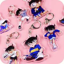 Key Chain Detective Conan Case Closed Keychain Cartoon Anime Keyring Acrylic Key Ring Woman Kids Man Girls Cute 2024 - buy cheap