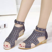 2022 Woman Sandals Summer Woman Platform Shoes Low Heel Wedges Woman Party Shoes Gladiator Sandals Fashion Woman Footwear 2024 - buy cheap