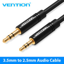 Vention Aux кабель 2,5 мм до 3,5 мм аудио кабель Jack 3,5 до 2,5 Мужской Aux кабель для автомобильного смартфона динамик для мобильного телефона 2024 - купить недорого
