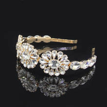 Corona de cristal barroca Multicolor, tocado de diamantes de imitación, accesorios para niña, boda, graduación, joyería para el cabello, regalo 2024 - compra barato