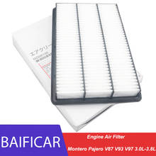 Baificar-filtro de ar para motor mz690198 e mitsubishi montero, pajero v87, v93, v97, 3.0l-3.8l 2024 - compre barato