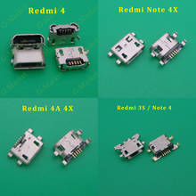 10pcs Micro USB Jack Charging Port Socket USB Connector For Xiaomi Redmi 4 4A 4X 3S / Note 4 Note4 2024 - buy cheap