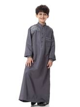 Kids Boys Arabic Abaya Arab Islamic Clothing Saudi Arabia Thobe Muslim Dress Jubba Kurta Pakistan Clothes Children Oman Costumes 2024 - buy cheap