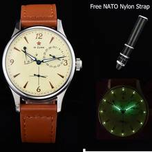 New 1963 Men's Pilot Military Automatic Mechanical Watch Original ST2714 Calendar Sapphire Sport Men Watch Luminous Analog Clock 2024 - buy cheap