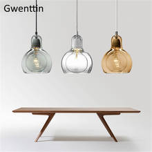 Modern Glass Pendant Lights Led Loft Nordic Hanging Lamp Gourd Hanglamp for Living Room Kitchen Home Lighting Fixtures Decor E27 2024 - buy cheap