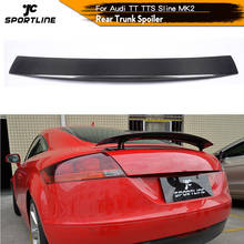 Car-Styling Carbon Fiber / FRP Auto Rear Trunk Rear Spoiler Active Wing Boot Lip for Audi 8J TT TTS Sline MK2 2008 - 2014 2024 - buy cheap